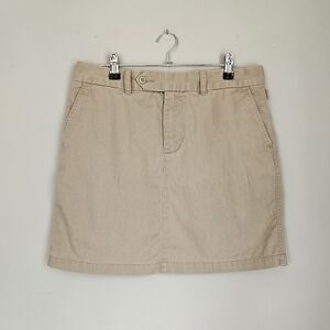 Beige Short Skirt by Ralph Lauren Sport Size  6